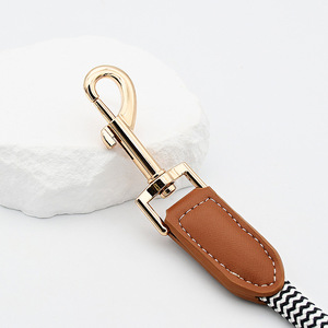 Ensemble collier et laisse pour <span class=keywords><strong>chien</strong></span> <span class=keywords><strong>BioThane</strong></span>, cuir végétalien, imperméable, inodore, durable et résistant pour grands chiens - Product Image 5