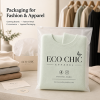 Bolsa de Plástico con Cierre Zip Personalizada con Logotipo, 25 x 30 cm, Esmerilada, de PVC/PE, para Ropa, Zapatos, Camisetas y Embalaje