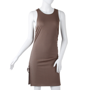 Venta al por mayor de <span class=keywords><strong>moda</strong></span> vestido de falda de algodón de las mujeres, ropa casual oem damas Vestido de manga larga - Product Image 1