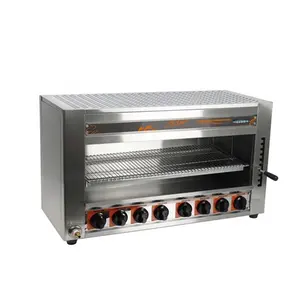 HOT SALE COMMERCIAL GAS SALAMANDER GRILL WITH TOP 8 BURNERS