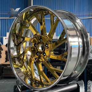 Rines XINGTU de Lujo, Forjados en Oro, Diseño Cóncavo, PCD 5x114.3 5x130 para Porsche, Lamborghini, Ferrari, Tesla SUV 19-22 - Product Image 5