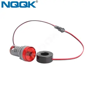 AD101-22AM 22mm Kleine digitale Röhre weiß grün rot gelb blau einzelne LED-Anzeige digitales Ampere meter