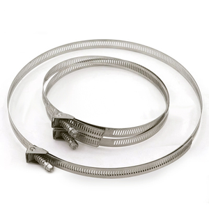 304 Stainless Steel <b>Quick</b> <b>Release</b> Tube Hoop Open <b>Clamp</b> Snap Communication Inch Extended Connection Hose - Product Image 2