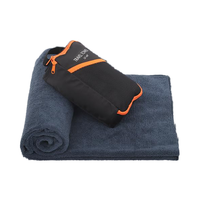 Serviette de sport en microfibre à séchage rapide, super absorbante, en daim, avec logo personnalisé, pour l'exercice, la salle de sport, la remise en forme, vente en gros en usine ECO