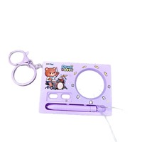 Porte-clés électronique créatif en plastique, style mignon et tendance, jouet musical cool, breloque pour sac à dos d'étudiant, motif griffe