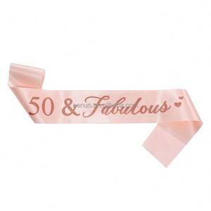 Cinturón de Cumpleaños Personalizado con Diseño de Rosa, Cinturón de Reina Fabulosa para Cumpleaños, Cinturón de Etiqueta para Fiesta de Cumpleaños - Product Image 4