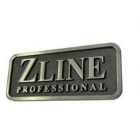 Plaque signalétique métallique pour machine à café en alliage de zinc, motif soleil, peinture par électrolyse, vernis, résistante à la corrosion