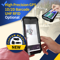 Terminal portable durci OEM avec écran tactile 6,5 pouces, Windows 11, collecteur de données, ordinateur de poche 4G, lecteur NFC et codes-barres QR