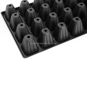 32 cellules meilleur prix pas cher noir PS plastique canne à sucre graine <span class=keywords><strong>de</strong></span> tomate Agriculture semis pépinière plateau pour plantes - Product Image 3