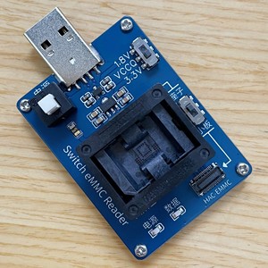 Programmeur eMMC Switch W448, outil de lecture et d'écriture d'images de modules de mémoire, avec socket de test - Product Image 4