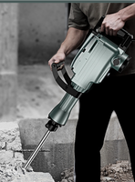 Marteau perforateur électrique 65A, 110V/220V, briseur haute puissance pour le bris du béton, la démolition, le burinage des murs/du sol