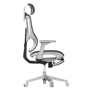 Silla de Oficina Ergonómica Giratoria de Metal Resistente con Respaldo Alto y Lujoso, Silla de Juego con Malla Transpirable - Product Image 3