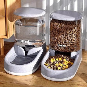 Distributeur automatique d'eau et de nourriture Hoopet pour chiens et chats, non électrique, avec bol de stockage pour nourriture et eau - Product Image 1