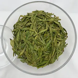 Organic China xihu dragon well green tea leaves handmade west lake long jing dragon well tea