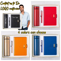 Boîtes de luxe promotionnelles personnalisées au meilleur prix pour coffret de cadeaux d'affaires tasse thermos et note avec logo personnalisé