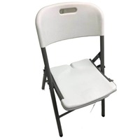 Chaise d'extérieur pliable en plastique HDPE de haute qualité à bas prix