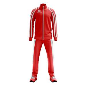 Tute a righe con stampa a sublimazione per uomo tuta <span class=keywords><strong>da</strong></span> ginnastica con Zip intera alta qualità set di felpa con stampa in seta - Product Image 4