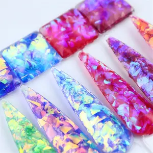 Biumart Glitter Nail Art Materials Wholesale Colorful Nail Art Sticker Set for Girls