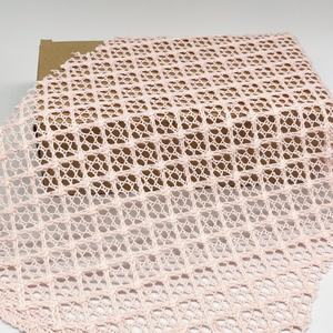 ชุดใหม่ผ้าโพลีเอสเตอร์ + ผ้าฝ้าย25% ถักแบบกลวงปักลายงาช้างย้อมสีธรรมดาน้ำหนักปานกลาง75% งานแต่งงาน - Product Image 2