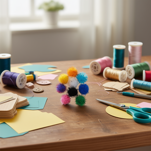 ILAN Bolita Pompom 2.0Cm Colori Misti 25 Pezzi Decorazione Artigianale - Product Image 3