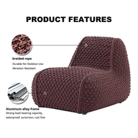 Ensemble de meubles d'extérieur en rotin imperméable et résistant aux UV, pour jardin, patio, canapé, table à manger, chaises, table basse