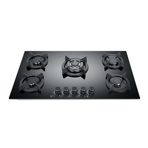 5 Burner 860Mm Thêm Kính Lớn Đung Với Cân Bằng Nhiệt Sắt Pan Bếp Gas Bếp - Product Image 3
