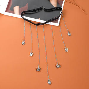 Chaîne de jambe chaude transfrontalière Europe et Amérique corde élastique en <span class=keywords><strong>dentelle</strong></span> sexy exagérée personnalité d'araignée chaîne de corps chaîne de jambe - Product Image 2