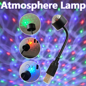 USB Mini Disco <strong>DJ</strong> Ball Auto <strong>Car</strong> Interior Party Atmosphere Light bar Colorful Music Sound Decor LED Light for <strong>Car</strong> Universal - Product Image 2
