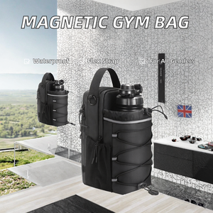 Bolsa de Gimnasio Personalizada, Resistente, con Porta Botella, Nuevo Diseño, Cierre Negro, Forro Resistente al Agua, Correa Ajustable de Poliéster - Product Image 3