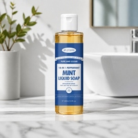 MEJISOO Savon Liquide Menthe Poivrée Multi-Usages 18-en-1 Nettoyant Doux Hydratant Corps 200ml Soin Pur et Rafraîchissant pour la Peau