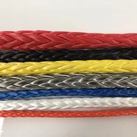 Suministro de cuerda UHMWPE fuerte resistencia al tirón para usar cuerda de vela colorida cuerda de cabrestante de polietileno de peso molecular ultra alto