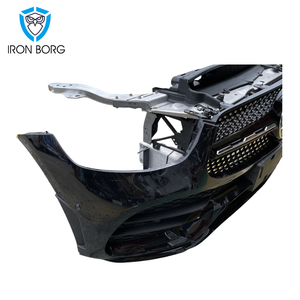 Convient pour <span class=keywords><strong>Mercedes</strong></span> Benz 19-22 <span class=keywords><strong>GLC</strong></span> <span class=keywords><strong>350</strong></span> X253 W253 C253 AMG pare-chocs avant avant face avant kit de carrosserie Halfcat kit complet - Product Image 5