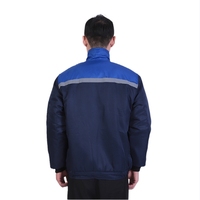 Al por mayor, mono de trabajo unisex de algodón cálido, impermeable, reflectante, con estampado por transferencia térmica, para fábrica y almacenamiento en frío, con protección contra pinchazos