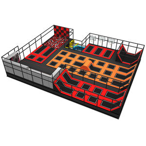 Fabbrica per adulti e bambini <span class=keywords><strong>parchi</strong></span> commerciali parco giochi al coperto trampolino Park con reti - Product Image 2