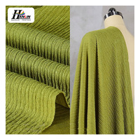 Tissu en seersucker 95% polyester 5% élasthanne, tissu en polyester tricoté élastique pour chemises