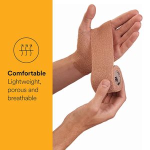 3M per il bendaggio elastico autoadesivo di Coban 1581 1 pollice X 5 dimensioni 6 confezioni e 5 rotoli di imballaggio - Product Image 5
