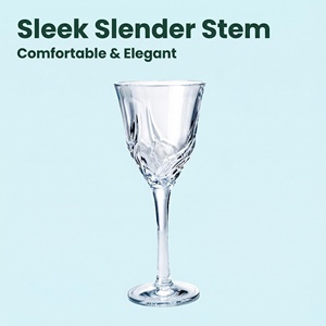 Gobelets à <span class=keywords><strong>vin</strong></span> rouge vintage légers en PMMA gaufré, verres à <span class=keywords><strong>vin</strong></span> blanc transparents en cristal taillé écologiques pour les fêtes - Product Image 1