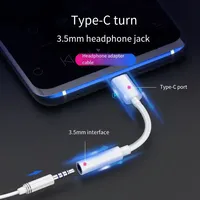 USB Tipe C ke 3.5mm Earphone Jack Digital Audio Adapter Headphone Aux kabel konverter untuk Samsung Note S22 21 20 10 Huawei