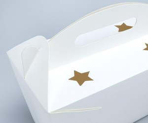 Scatole Rigide per Pasticceria in Cartone Bianco Riciclabile con Logo Personalizzato, Confezioni di Lusso per Cupcake con Finestra per Pasticcerie all'Ingrosso - Product Image 2