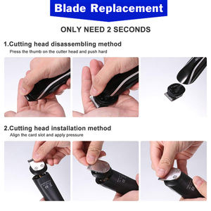 Kit DE ASEO profesional para hombres FANKE, juego de recortador de pelo inalámbrico multifunción 6 en 1 - Product Image 3