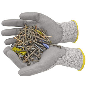 SUNSHINE Anti-Schnitt <span class=keywords><strong>PU</strong></span>-beschichtete Schutzhandschuhe <span class=keywords><strong>Level</strong></span> <span class=keywords><strong>5</strong></span> Schnittschutz-Arbeitshandschuhe für Bauarbeiter - Product Image 4