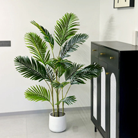 Plantes artificielles, arbre en plastique en pot, arbre décoratif, plantes vertes simulées réalistes, verdure pour l'intérieur, l'extérieur, le salon
