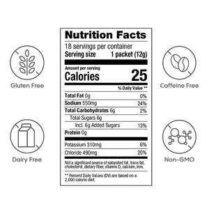 पूरक निर्माता ऊर्जा पेय पाउडर निजी लेबल हर्बल कीटो पाउडर के पूरक इलेक्ट्रोलाइट पेय पाउडर - Product Image 2