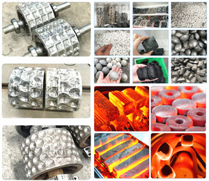 Believe Large Capacity AC Motor <b>BBQ</b> Charcoal <b>Coal</b> Briquetting Machine Process Mineral Powder into Spherical Heart Shape Custom - Product Image 4