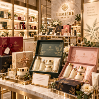 Boîte d'emballage cosmétique de luxe, boîte en papier personnalisée pour les soins de la peau, pour les marques de beauté haut de gamme