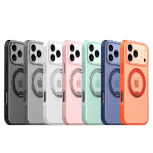 Di alta qualità in metallo 360 supporto mani libere TPU PC TPU custodia per telefono cellulare Cover per iPhone 17 Pro Max 17 aria - Product Image 6