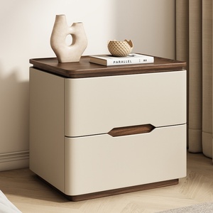 2024 meubles <span class=keywords><strong>de</strong></span> chambre à coucher <span class=keywords><strong>de</strong></span> luxe haut <span class=keywords><strong>de</strong></span> gamme modernes <span class=keywords><strong>Table</strong></span> <span class=keywords><strong>de</strong></span> <span class=keywords><strong>chevet</strong></span> créative Simple avec toute petite boîte <span class=keywords><strong>de</strong></span> rangement en bois massif accessible - Product Image 6