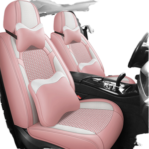Nouveau Napapi Sagitar <span class=keywords><strong>Bora</strong></span> Qashqai Civic tout compris été cuir respirant ajustement universel 5 pièces coussin de siège de voiture quatre - Product Image 1