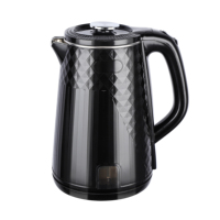 Bouilloire électrique sans fil portable Trancre, acier inoxydable 304, arrêt automatique, 2,0 L, 1500 W, base rotative à 360 degrés, usage domestique