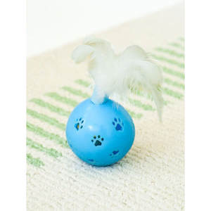 Personaggio dei cartoni animati gatto piuma goccia palla per gli animali domestici - Product Image 1